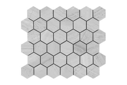 G135 ESSENTIAL HEXAGON SILVER WOOD 25,8x29,8 (мозаїка)