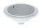 Умивальник в стільницю VARIFORM круглий, б/о, з/п, білий 39 см (500.745.01.2)