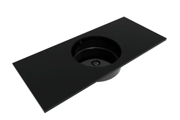 TWIN 42 Умивальник під стільницю D42 Nero (5057NER) зображення 1