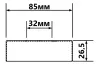 Розета 32 мм WALLFLANGE-CP32 image 2