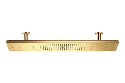Верхній душ Axor ShowerHeaven 1200х300 4jet, Polished Gold Optic (10637990)