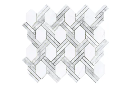 G140 ESSENTIAL NET CARRARA 29.6x32.7 (мозаїка)