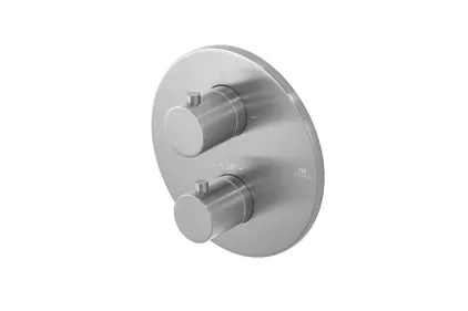 Зовнішня частина термостатичного змішувача прихованого монтажу RONDO ванна/душ, brushed brass  (100367912)