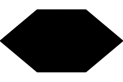 BASIC BLACK KAYAK 17x33 (шестигранник) (плитка для підлоги і стін)