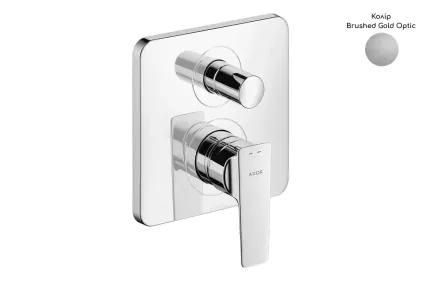 Змішувач Axor Citterio E прихованого монтажу ванна/душ, Brushed Gold Optic 36455250