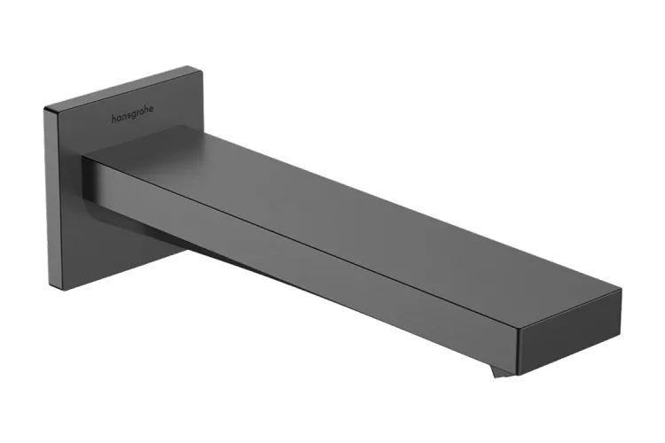 Вилив Tecturis E на ванну з виступом 210 мм, Brushed Black Chrome (73410340) зображення 1