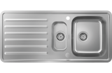 Кухонна мийка S4113-F540 на стільницю 1075х505 з сифоном automatic (43339800) Stainless Steel