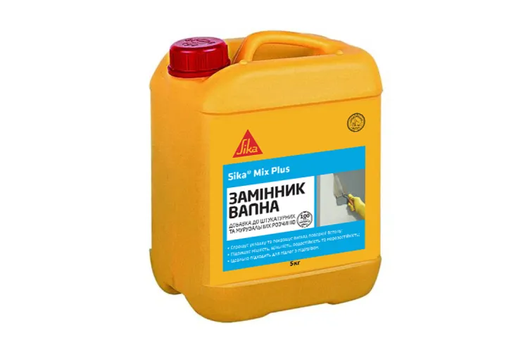 Sika MixPlus Пластифікатор, замінник вапна 5 кг image 1