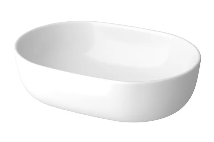 Умивальник на стільницю овальний MODUO 50 см білий зображення 2