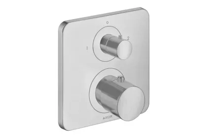 Змішувач Axor Citterio M прихованого  монтажу, термостат, ванна/душ, Brushed Nickel (34725820)