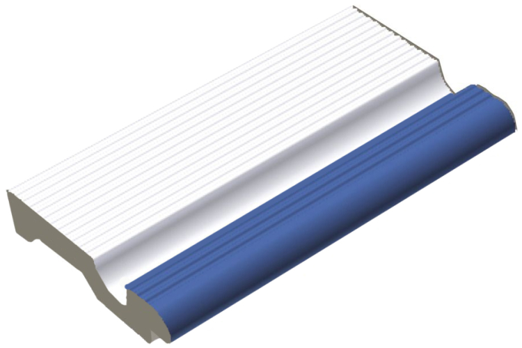 POOL XPP56005 біло-синя 11.5х19.7 плитка для басейну з переливним краєм Фінляндія image 1