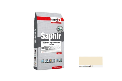 Затирка для швів SOPRO SAPHIR №9514 Світло-бежевий (29) 3 кг