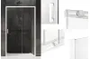 Двері для душу PRIME WHITE 130x200x200, прозоре скло ACTIVE SHIELD 6мм зображення 1