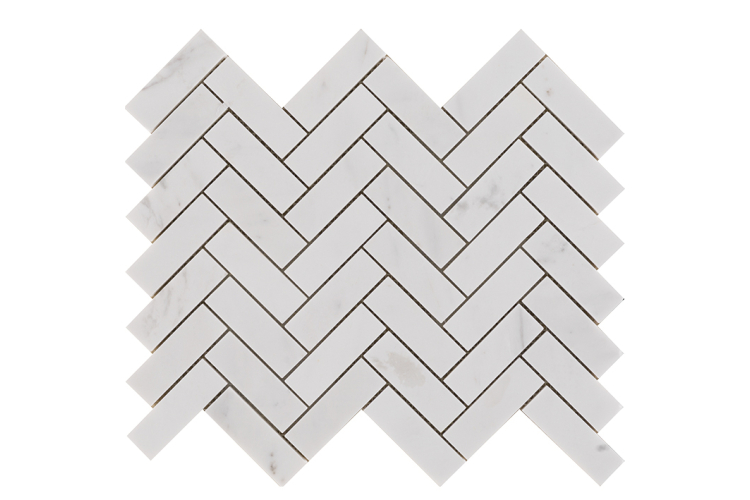 G-133 LINES CAMBRIC PERSIAN WHITE PULIDO 26.5x32.5 (мозаїка) зображення 1