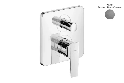 Змішувач Axor Citterio E прихованого монтажу ванна/душ, Brushed Black Chrome 36455340