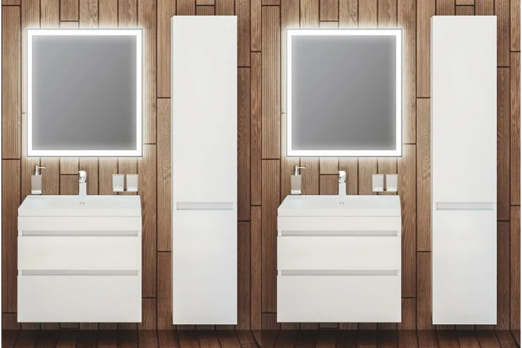 Пенал ВІНТАЖ 35 см правий консольний білий image 4