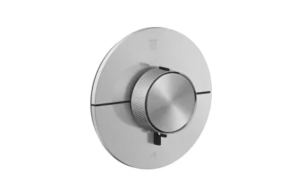 Термостат прихованого монтажу ShowerSelect ID Round на 2 функції, Brushed Nickel (36750820)