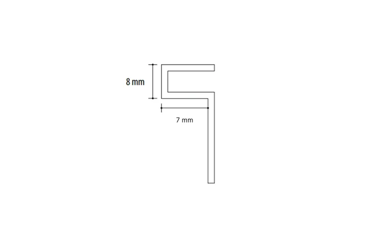 Декоративний профіль PRO-PART LATON GRAPHITE 7mm image 2