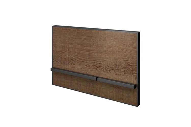 Smart-line, Кнопка змиву, подвійна, matt black_cognac wood (100360472) зображення 1