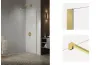 Душ. кабіна walk in NESTA GOLD BRUSHED 100x200 скло MASTER-SOFT 6мм з покриттям image 1