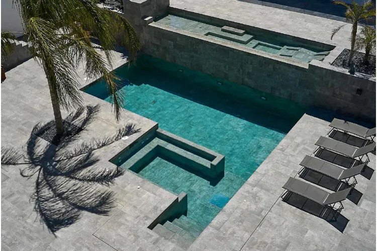 MISTERY BLUE STONE ANTI-SLIP 48,8x97,9x1 A. 50M (протиковзка плитка для басейну) зображення 3