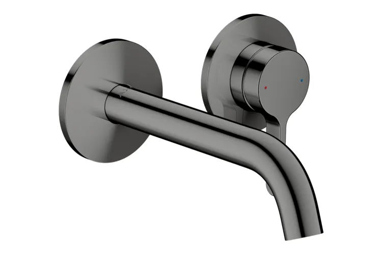 Змішувач AXOR One 160 для умивальника зі стіни, Polished Black Chrome (48170330) image 1