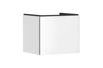 Тумба під умивальник Xilesa E 580/470 з 1 шухлядою, Matt White (54253700)