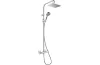 Душова система Vernis Shape Showerpipe 230 1jet EcoSmart з термостатом Chrome (26097000) image 1