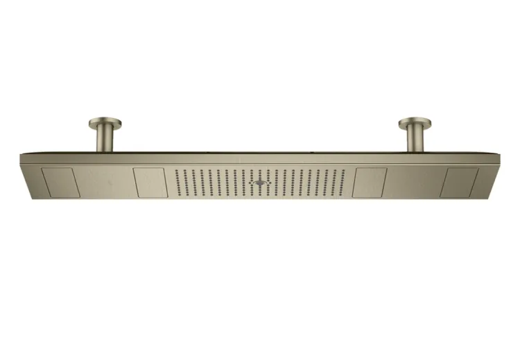 Верхній душ Axor ShowerHeaven 1200х300 4jet з підсвіткою 3500 K, Brushed Nickel (12427820) image 1