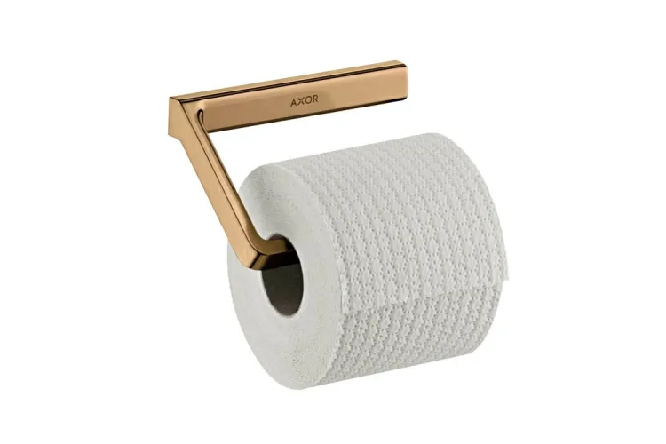 Тримач туалетного паперу настінний відкритий Axor Universal 42846140, Brushed Bronze image 1