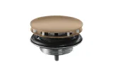 Донний клапан з фіксованою кришкою Axor для умивальників, Brushed Red Gold 51301310