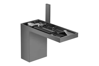 Змішувач Axor MyEdition 110 для умивальника без накладки, Brushed Black Chrome 47032340