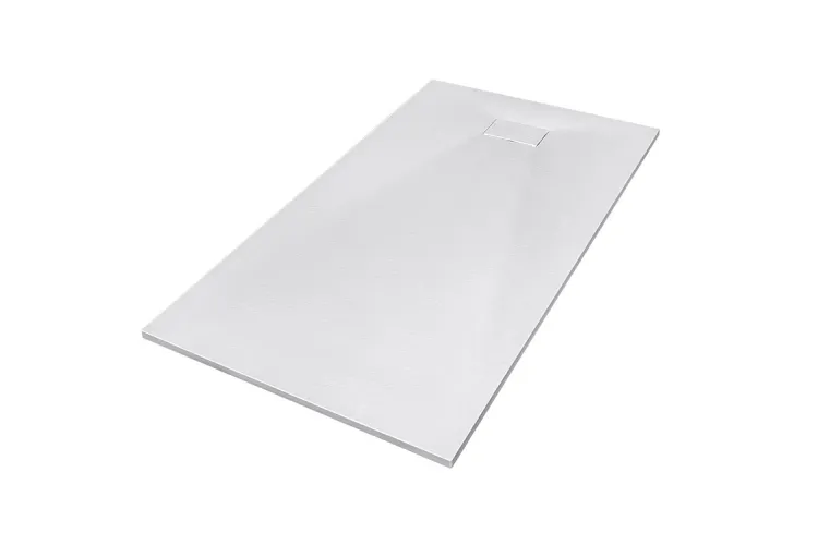 Піддон прямокутний VEXO 100х80 білий + сифон зображення 1