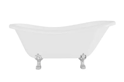 Ванна акрилова OTYLIA ретро 160х77 з ногами золото