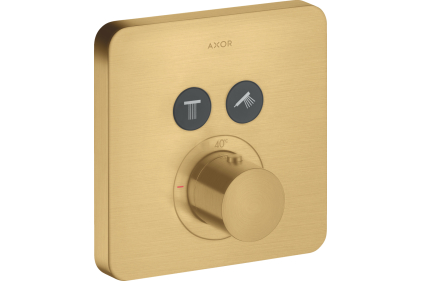 Термостат для 2-х споживачів Axor ShowerSelect прихованого монтажу Brushed Gold Optic 36707250