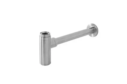 ROUND, Сифон для умивальника, brushed stainless steel (100286924)