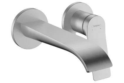 Змішувач Vivenis 195 для умивальника зі стіни, Brushed Bronze (75050140)