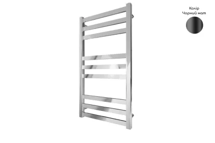 Рушникосушка INOX Чикаго I770х430/400 чорний мат