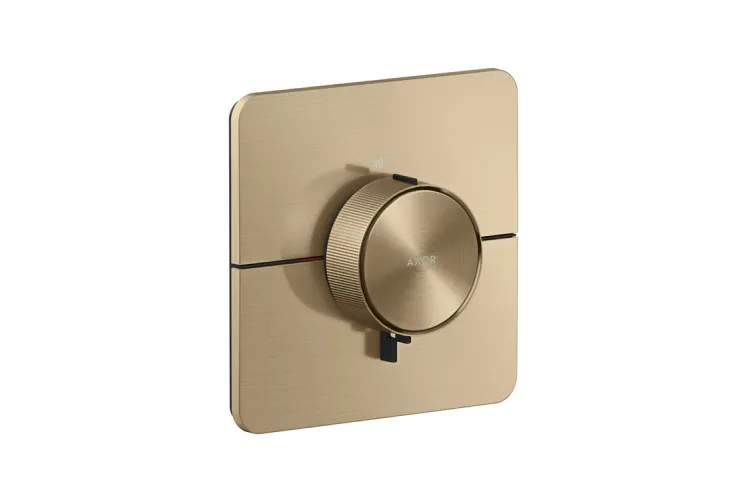 Термостат прихованого монтажу ShowerSelect ID Softsquare HighFlow, Brushed Bronze (36775140) зображення 1