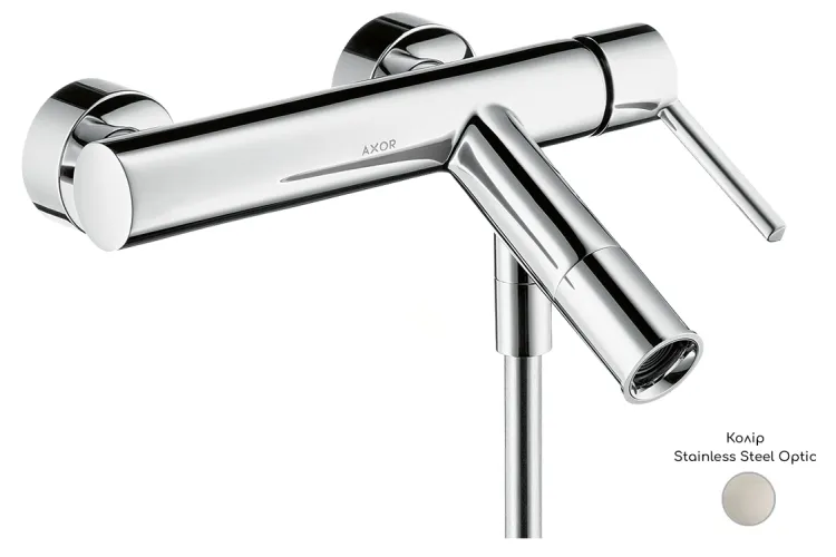 Змішувач Axor Starck Lever для ванни, Stainless Steel Optic 10465800 зображення 1