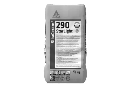 Клей для плитки SikaCeram-290 StarLight Bg/мішок15 кг