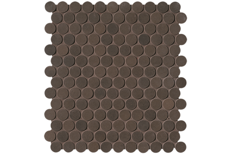 MILANO&FLOOR CORTEN ROUND MOSAICO MATT 29.5х32.5 (мозаїка) FNSW image 1
