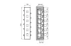 OXO, Зовнішня частина термостатичного змішувача на 5 виходів, chrome (100282695)  зображення 4