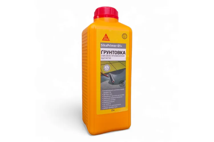 Універсальна грунтовка Sika Primer-01+ каністра 2 кг зображення 1