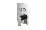 TOUCH&FEEL, Змішувач для душу прихованого монтажу на 2 отвори, chrome (100243819)