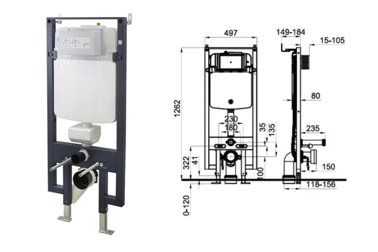 PACK I-COMFORT, Унітаз з кришкою i-Comfort з фунцією біде + Інсталяція + Кнопка, white (100367608) image 2