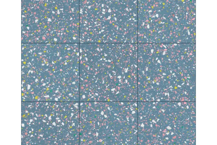 TERRAZZO BLUE NATURAL 60x60 (59.2x59.2) (плитка для підлоги і стін) зображення 1