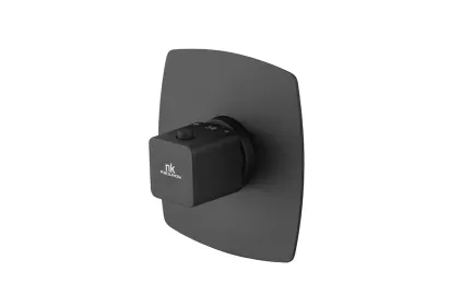 LOUNGE, Змішувач з термостатом прихованого монтажу, matt black (100335408)