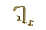 MENORCA, Змішувач для умивальника на 3 отвори, brushed gold (100377791)