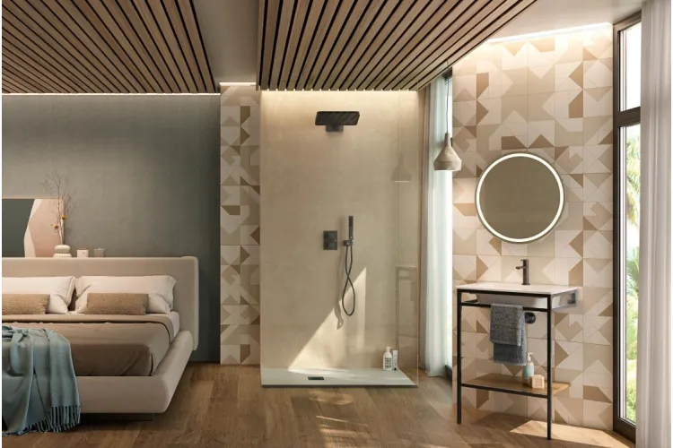 FLAT Піддон душовий LIGHT STONE 120x80 см Білий (100263177) зображення 3